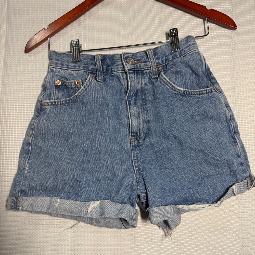 BDG Denim Shorts 24 Blue High Rise Mom‎ Shorts